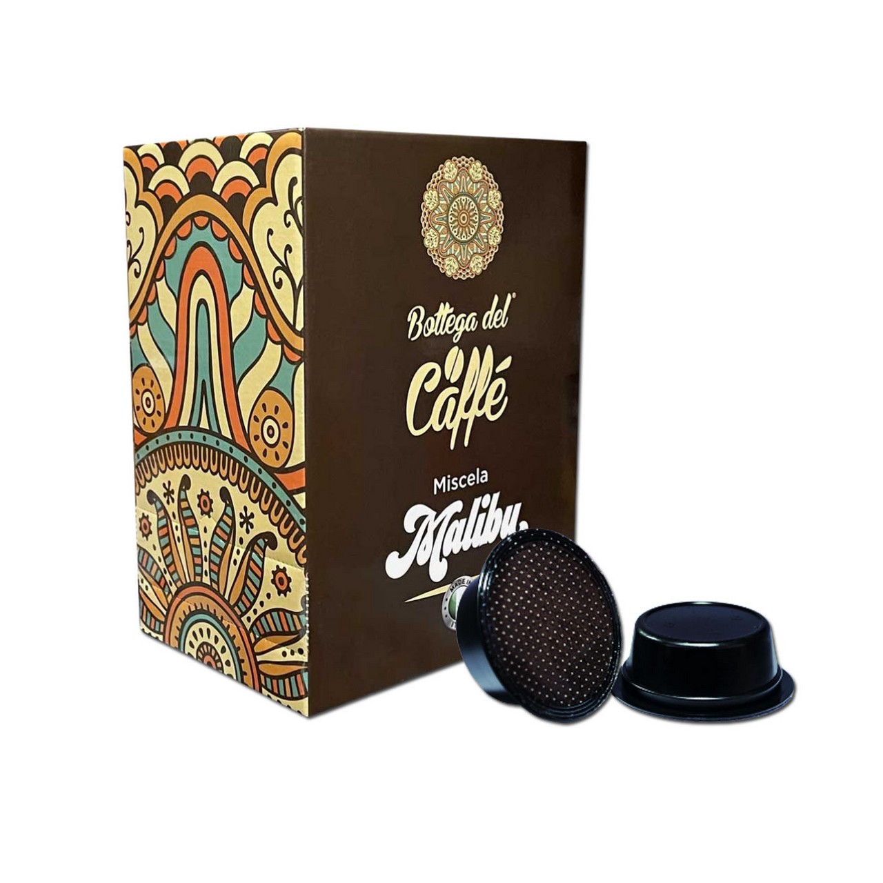 scatola caffè da 50 capsule malibu per nlavazza a modo mio