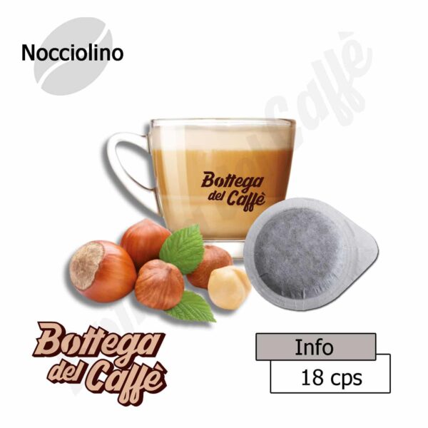 Cialde ESE 44mm Bottega del Caffè NOCCIOLA conf.18pz
