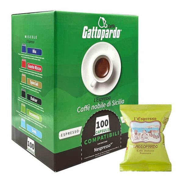 Nespresso Gattopardo INSONNIA 100 pz