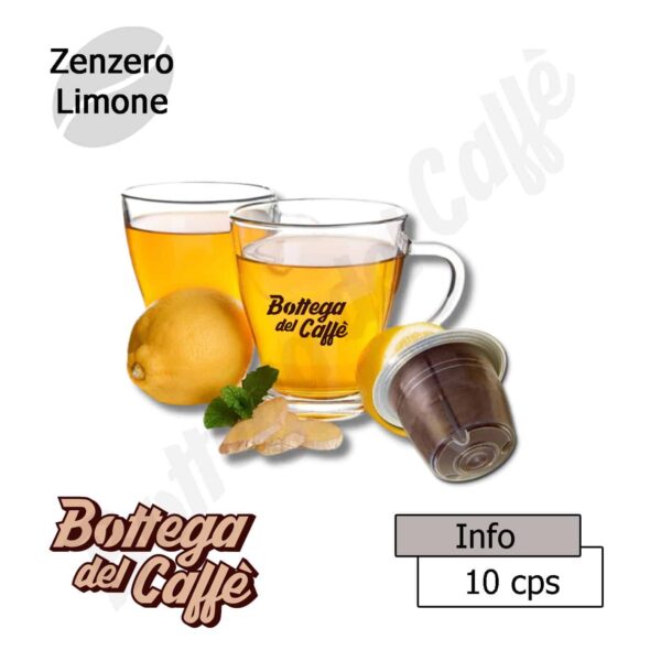 Nespresso Bottega del Caffè ZENZERO E LIMONE 10 pz
